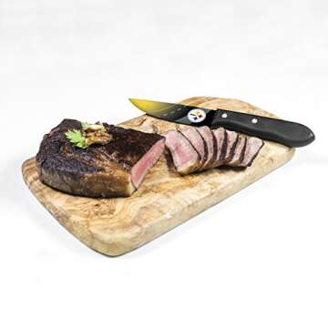 Sports Vault NFL Pittsburgh Steelers Steak Knive Set , 9.75"