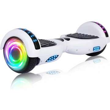 SISIGAD Hoverboard for Kids with Safety Features