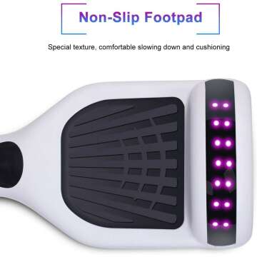 SISIGAD Hoverboard for Kids with Safety Features