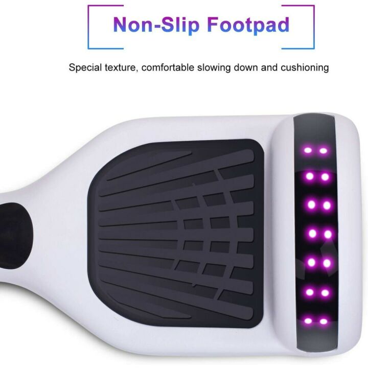 SISIGAD Hoverboard for Kids with Safety Features