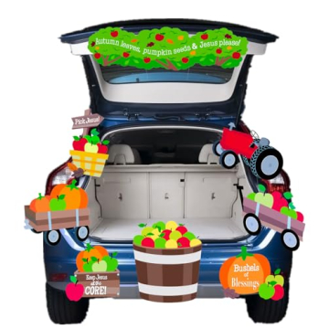 EXCELLANYARD Halloween Car Decoration Kit for Churches - Green