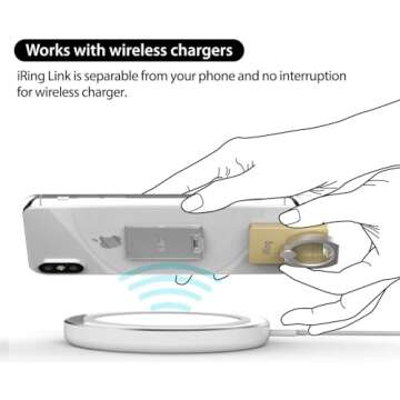 AAUXX iRing Link: Wireless Charging Phone Holder & Stand