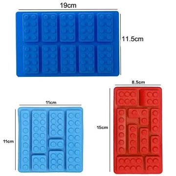 Block Non-Stick Silicone Molds for Creative Treats