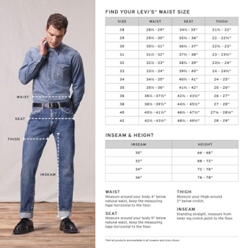 Levi's 505 Regular Fit Jeans for Men in Dark Stonewash