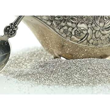 German Glass Glitter - Fine Craft Glitter, 90 Grit