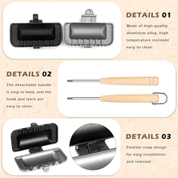 Portable Nonstick Sandwich Maker for Quick Meals & Camping