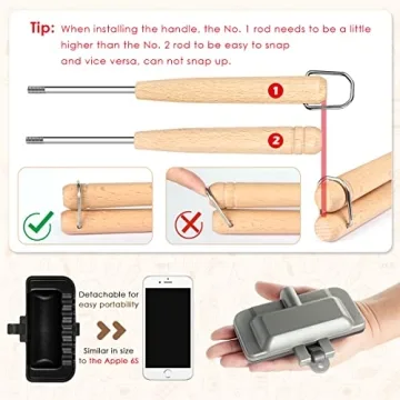 Portable Nonstick Sandwich Maker for Quick Meals & Camping