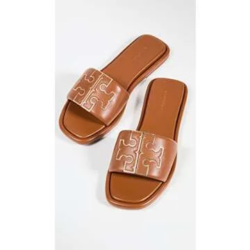 Tory Burch Women's Double T Sport Slides - Comfort & Chic Style