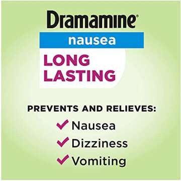 Dramamine-N Nausea, Dizziness & Vomiting, 10 Tablets (Pack of 2)
