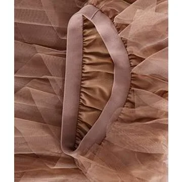 Femiserah Long A Line Tulle Skirt for All Occasions