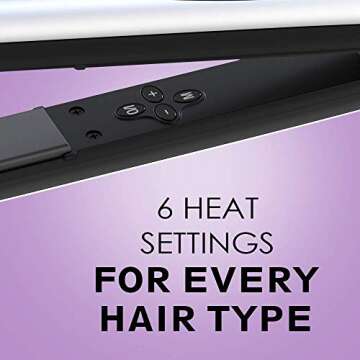 Wazor Hair Straightener - Ceramic Flat Iron for All Styles