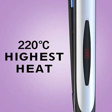 Wazor Hair Straightener - Ceramic Flat Iron for All Styles