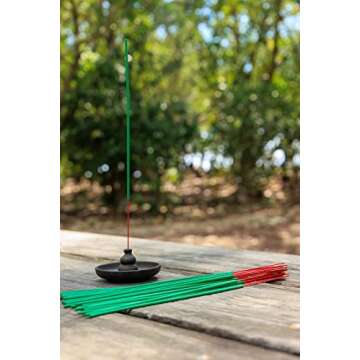 Mosquito Repellent Outdoor Patio Sticks 40 Pcs, 30Hrs Protection - Natural Mosquito Repellent Citronella Incense Sticks, Backyard Travel Camping Bug Repellent Outdoor & Indoors Gnat Mosquito Control