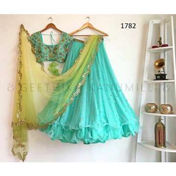 REKHA Ethnic Lehenga Choli Indian Women Designer Partywear Ethnic Traditional Lehenga Choli Wedding ...