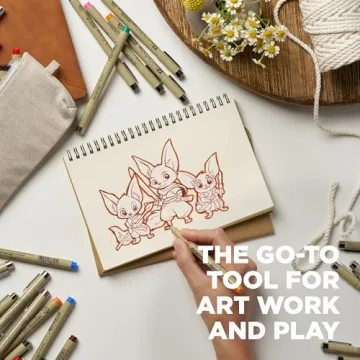 Sakura Pigma Micron Pens Set - Assorted 73 Pack for Artists