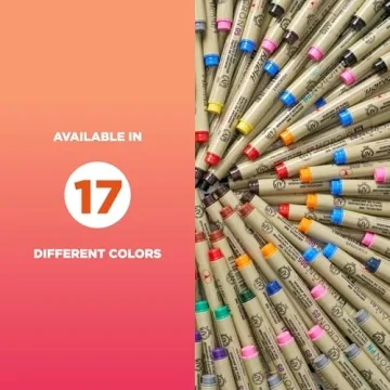 Sakura Pigma Micron Pens Set - Assorted 73 Pack for Artists