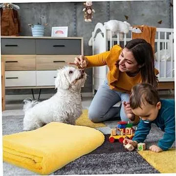 PartyKindom Couch Protector for Dogs Dog Blankets for Small Medium Large Dogs, Cat Blanket Washable Puppy Blanket Pet Blanket Soft Plush Reversible Furniture Couch Protector Cover Water Proof Blanket