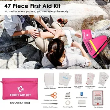 Pink Emergency Roadside Assistance Kit for Women