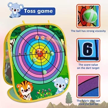 Animal Bean Bag Toss Game for Kids Outdoor Fun