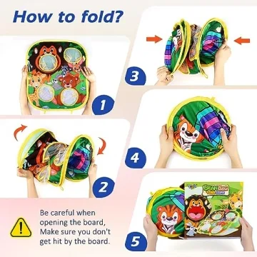 Animal Bean Bag Toss Game for Kids Outdoor Fun