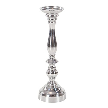 Deco 79 Traditional Aluminum Candle Holder for Elegant Decor