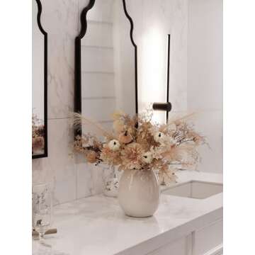 MISSPIN 10 PCS 18 inch Fall Decor Bouquets, Fall Decorations Indoor Outdoor Halloween Thanksgiving Farmhouse Arrangement Decorations for Front Door Wedding Centerpieces in Autumn (Boho)