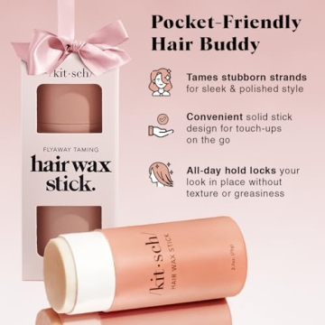 Kitsch Hair Wax Stick - Ultimate Anti-Frizz Solution for All Hair Types