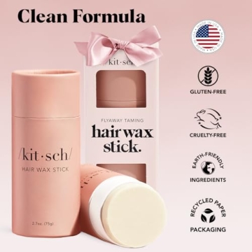 Kitsch Hair Wax Stick - Ultimate Anti-Frizz Solution for All Hair Types