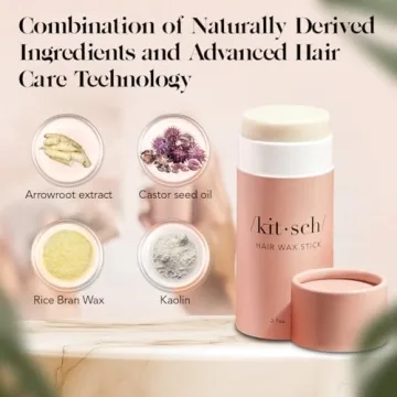 Kitsch Hair Wax Stick - Ultimate Anti-Frizz Solution for All Hair Types