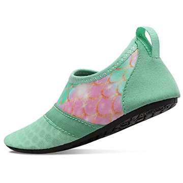Centipede Demon Kids Water Shoes Girls Boys Breathable Quick Dry Barefoot Aqua Sock Shoes for Swim Pool Beach Outdoor Water Sports 1-2 Little Kid