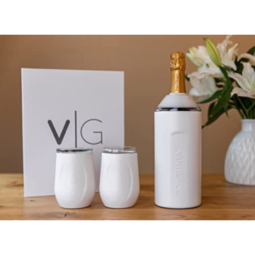 Vinglacé Wine Bottle Chiller Gift Set – Stylish & Portable