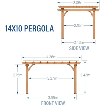 Elevate Your Outdoors with Cedar Wood Pergola Kit