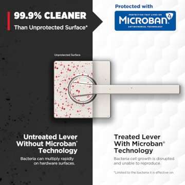 Kwikset Casey Passage Door Handle for Home Upgrade