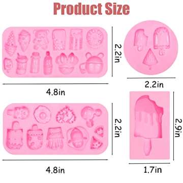 Ice Cream Silicone Molds for Fun Cake Decorating