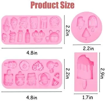 Ice Cream Silicone Molds for Fun Cake Decorating