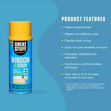 Great Stuff Insulating Foam Sealant 12 Oz Yellow