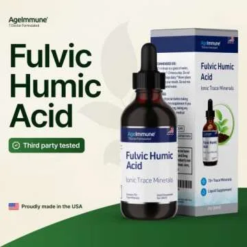 Fulvic Humic Acid Drops for Hydration and Energy Boost