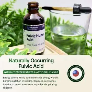 Fulvic Humic Acid Drops for Hydration and Energy Boost