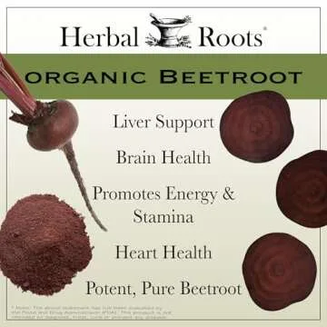Organic Beet Root Powder Capsules - Boost Energy Naturally
