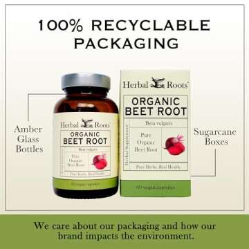 Organic Beet Root Powder Capsules - Boost Energy Naturally