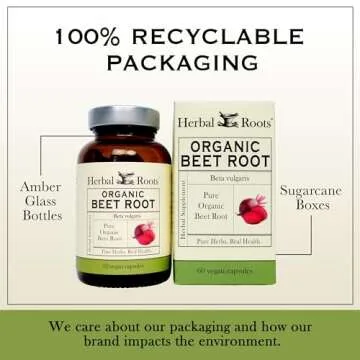 Organic Beet Root Powder Capsules - Boost Energy Naturally
