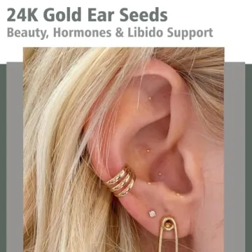 Vie Healing 24k Gold Acupressure Ear Seeds for Wellness