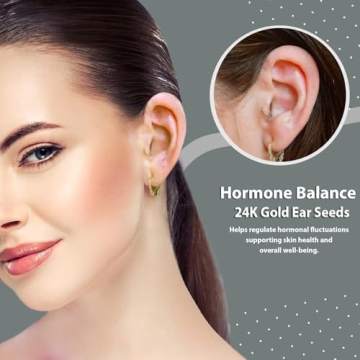 Vie Healing 24k Gold Acupressure Ear Seeds for Wellness