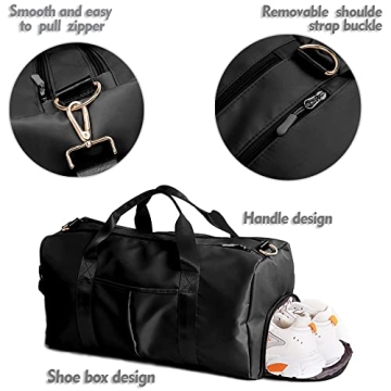Durable Small Gym Bag for Sports and Travel - Waterproof