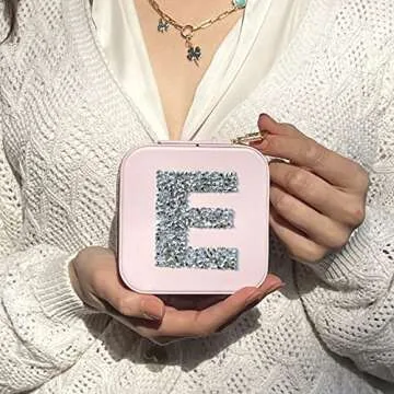 Elegant Personalized Jewelry Box for Travel and Gifts