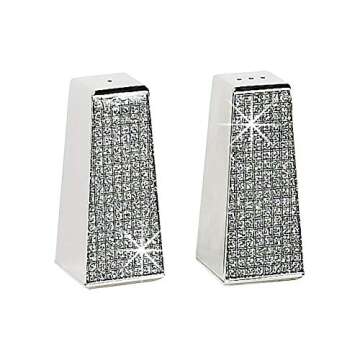 Sheridan Glitter Galore Salt and Pepper Shaker Set, Silver