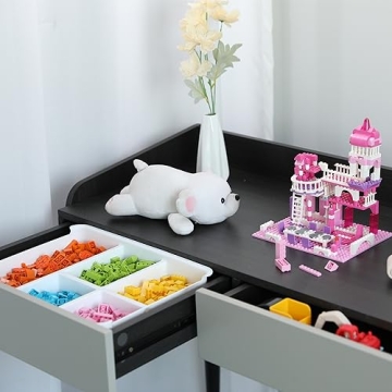 Citylife 17 QT Craft Storage Box with Removable Tray