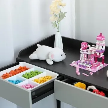 Citylife 17 QT Craft Storage Box with Removable Tray