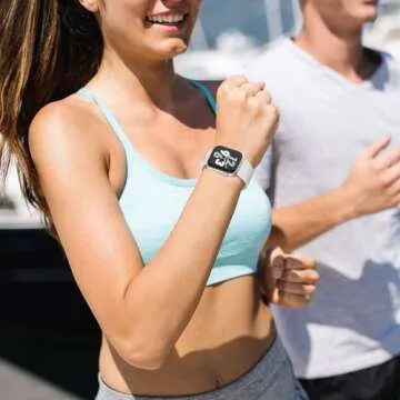 Silicone Braided Solo Loop Compatible with Apple Watch