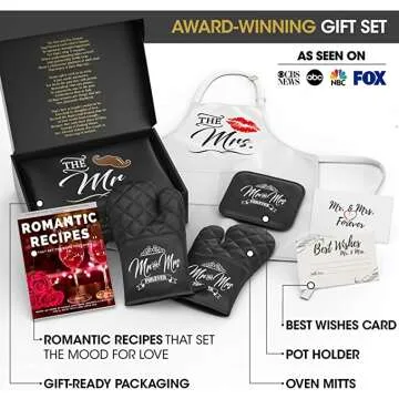 Romantic Engagement Wedding Potholder Gift